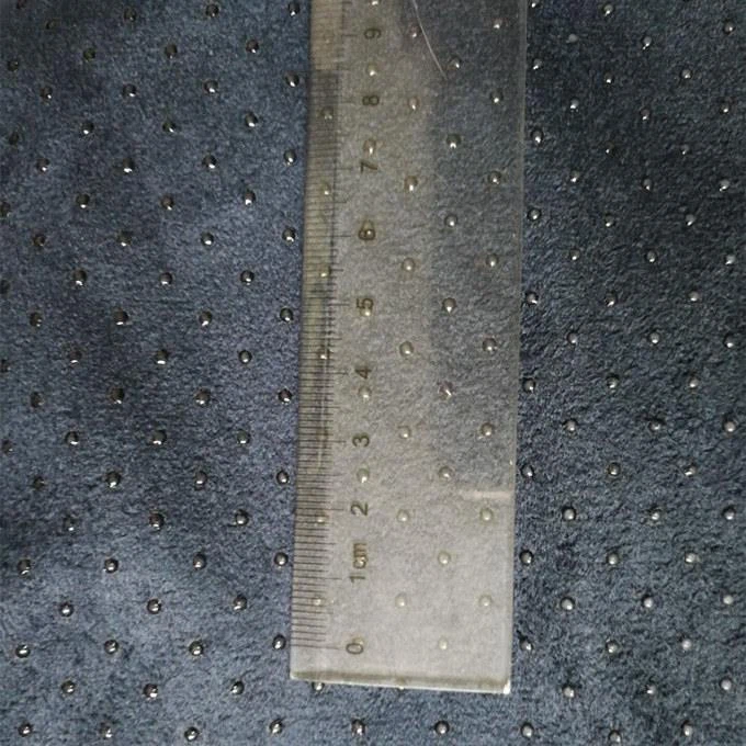 Polka Dot Suede Fabric